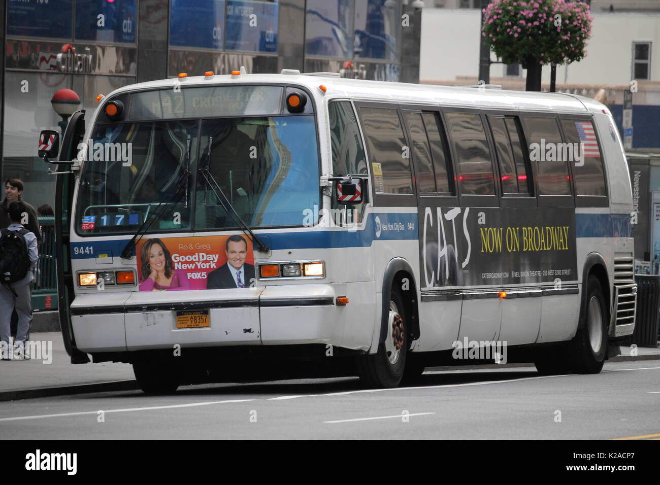 New York City NovaBus MTA bus RTS 9141 Foto Stock