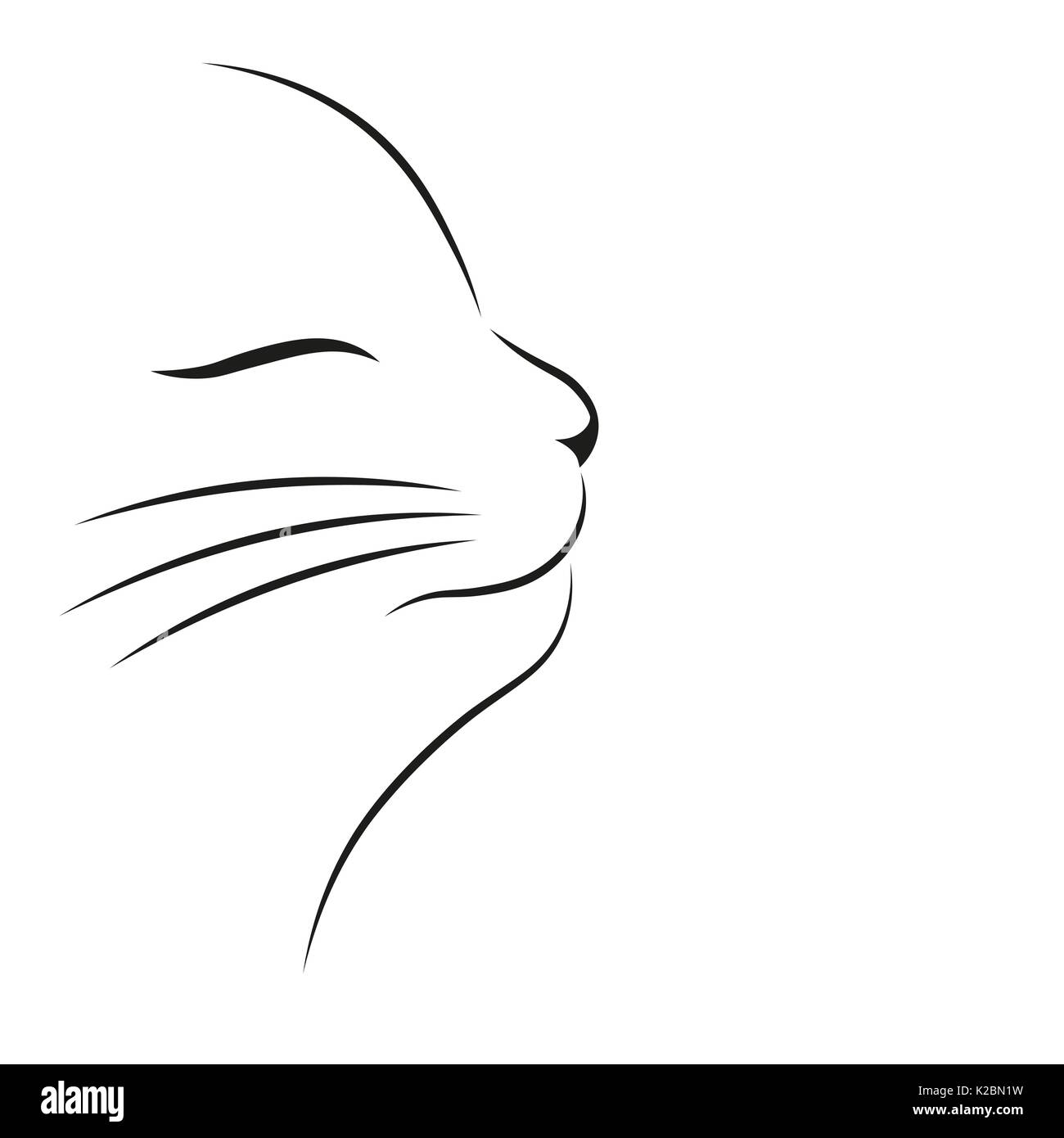 Felice di vettore cute cat. Illustrazione Vettoriale