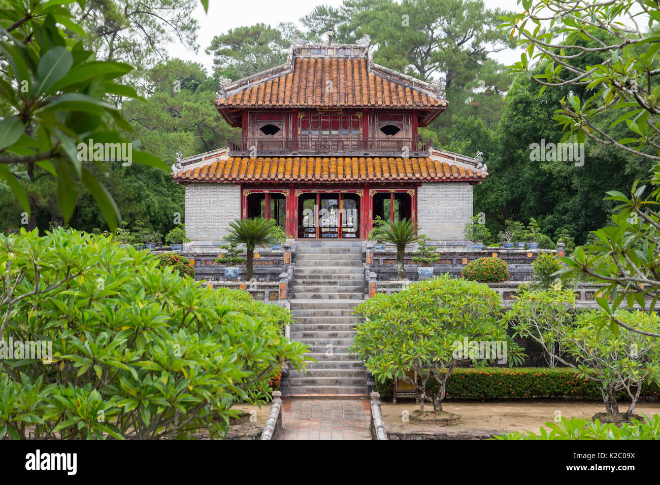 Tempio di green park vicino a Tu Duc tomba Foto Stock