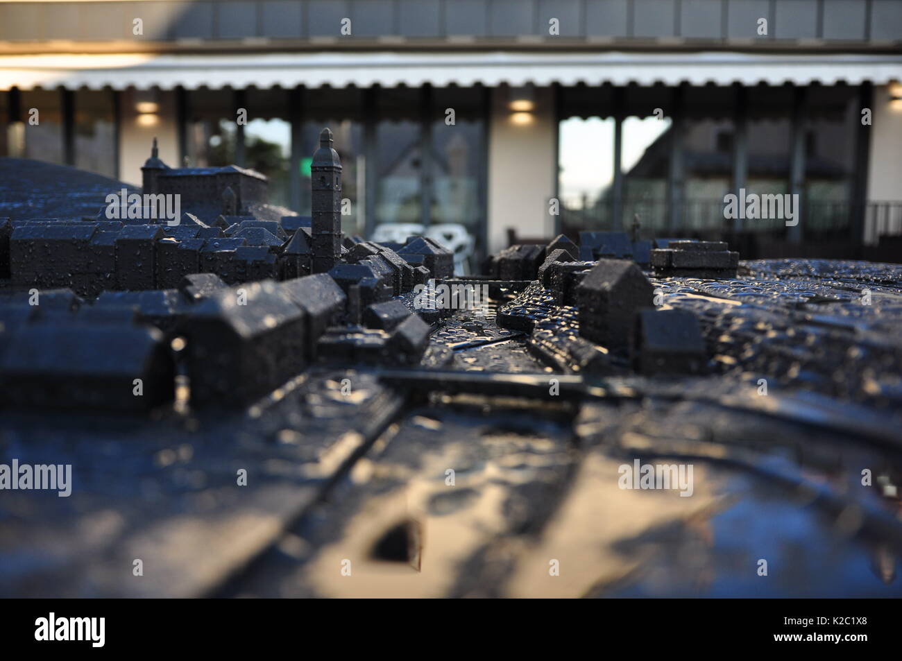 La città in miniatura di modello di Skofja Loka Foto Stock La città in miniatura di modello di Skofja Loka Foto Stock