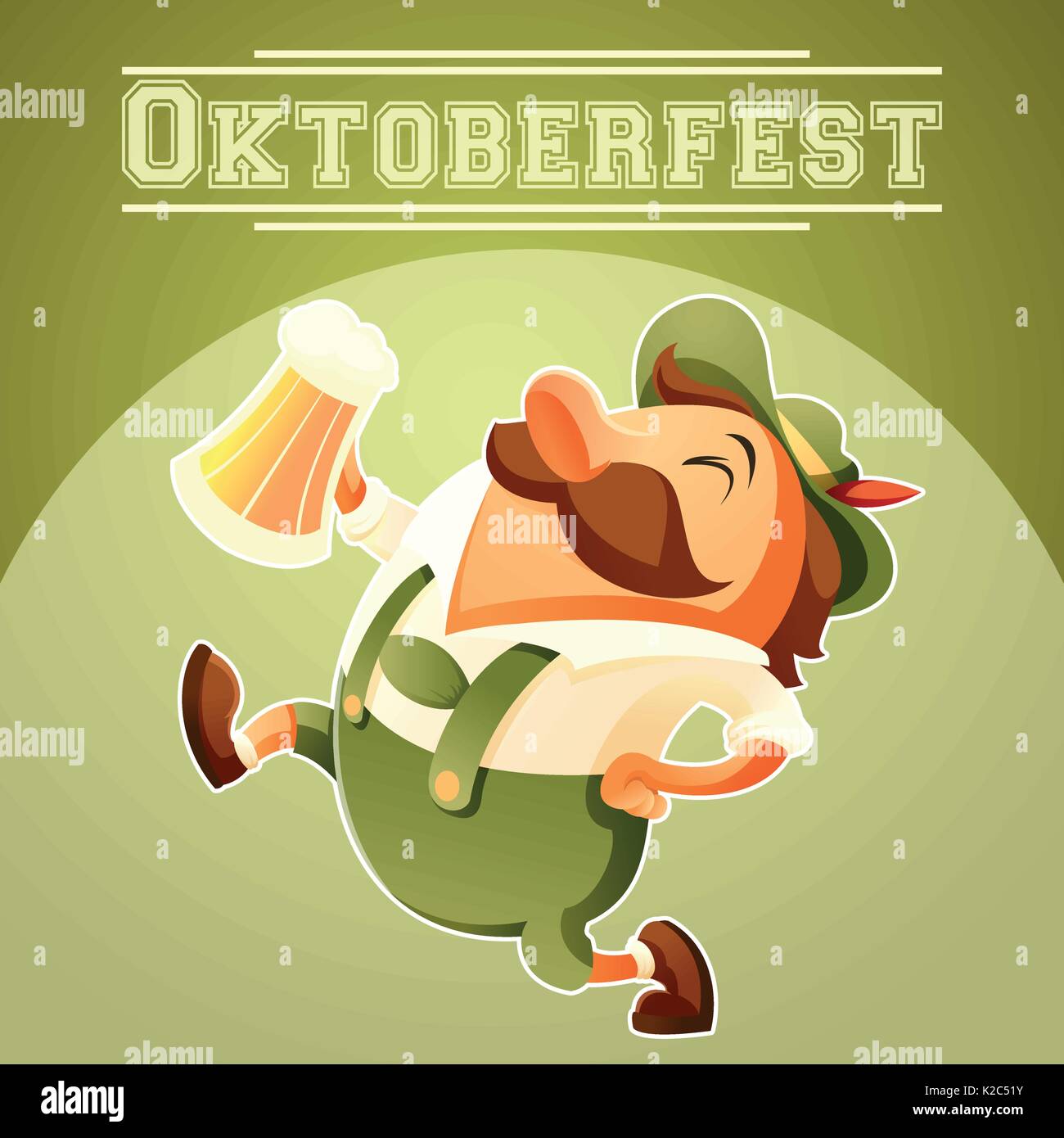 Festival della birra Oktoberfest banner Illustrazione Vettoriale