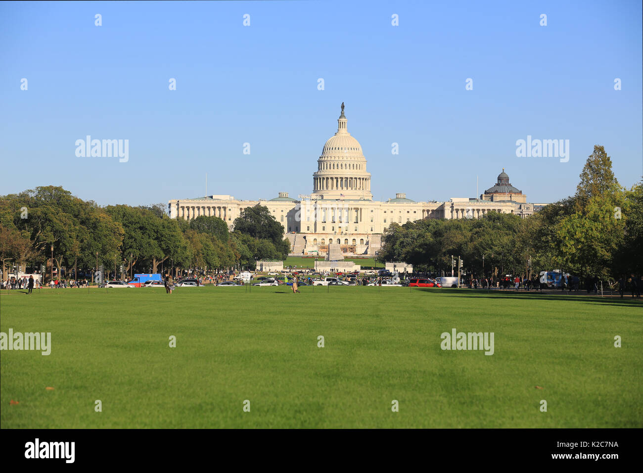 Capitol Hill sul tempo di giorno Foto Stock