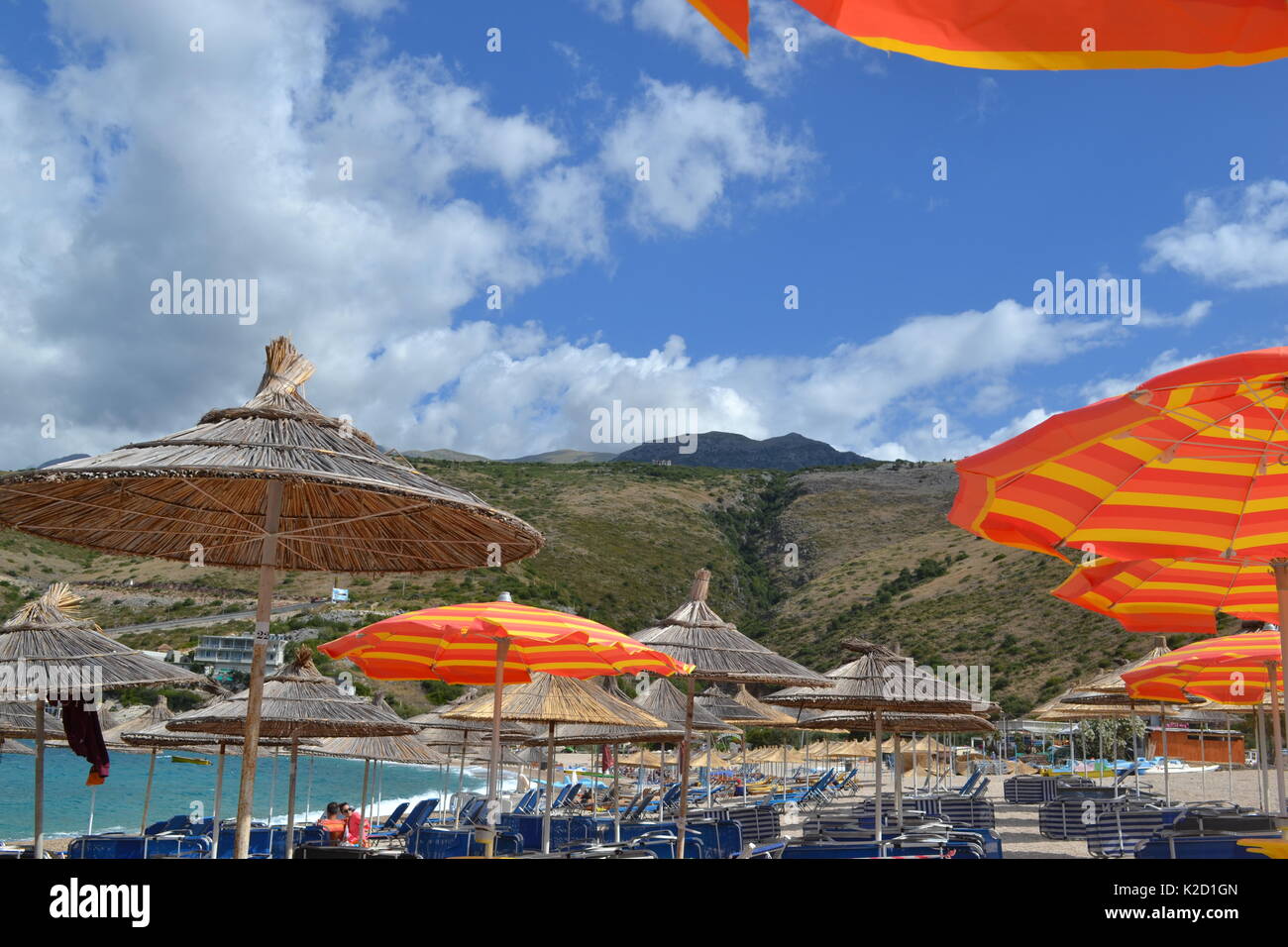 I colori della spiaggia Foto Stock