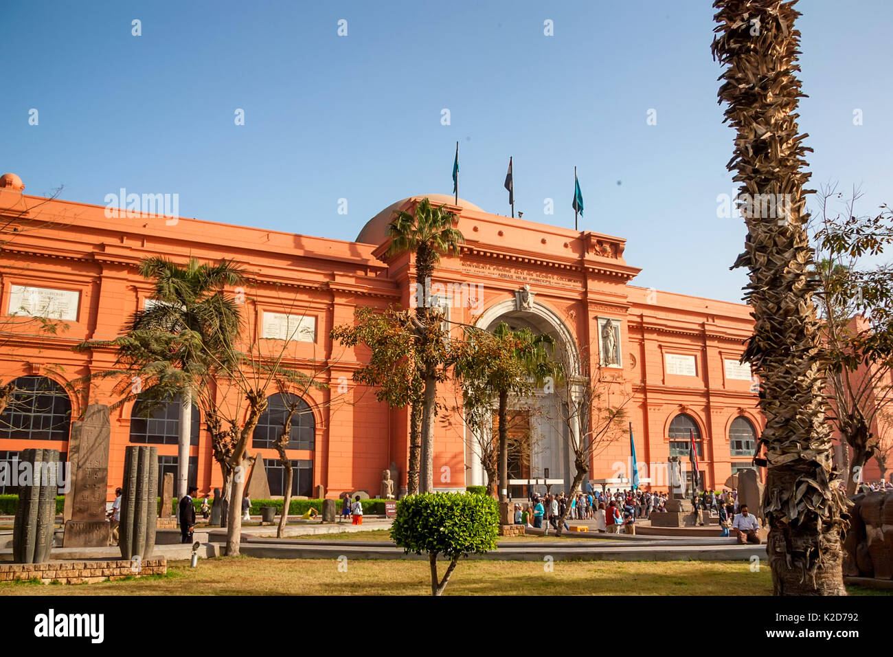 Il Cairo, Egitto - Marzo 2010: edificio del museo Foto Stock