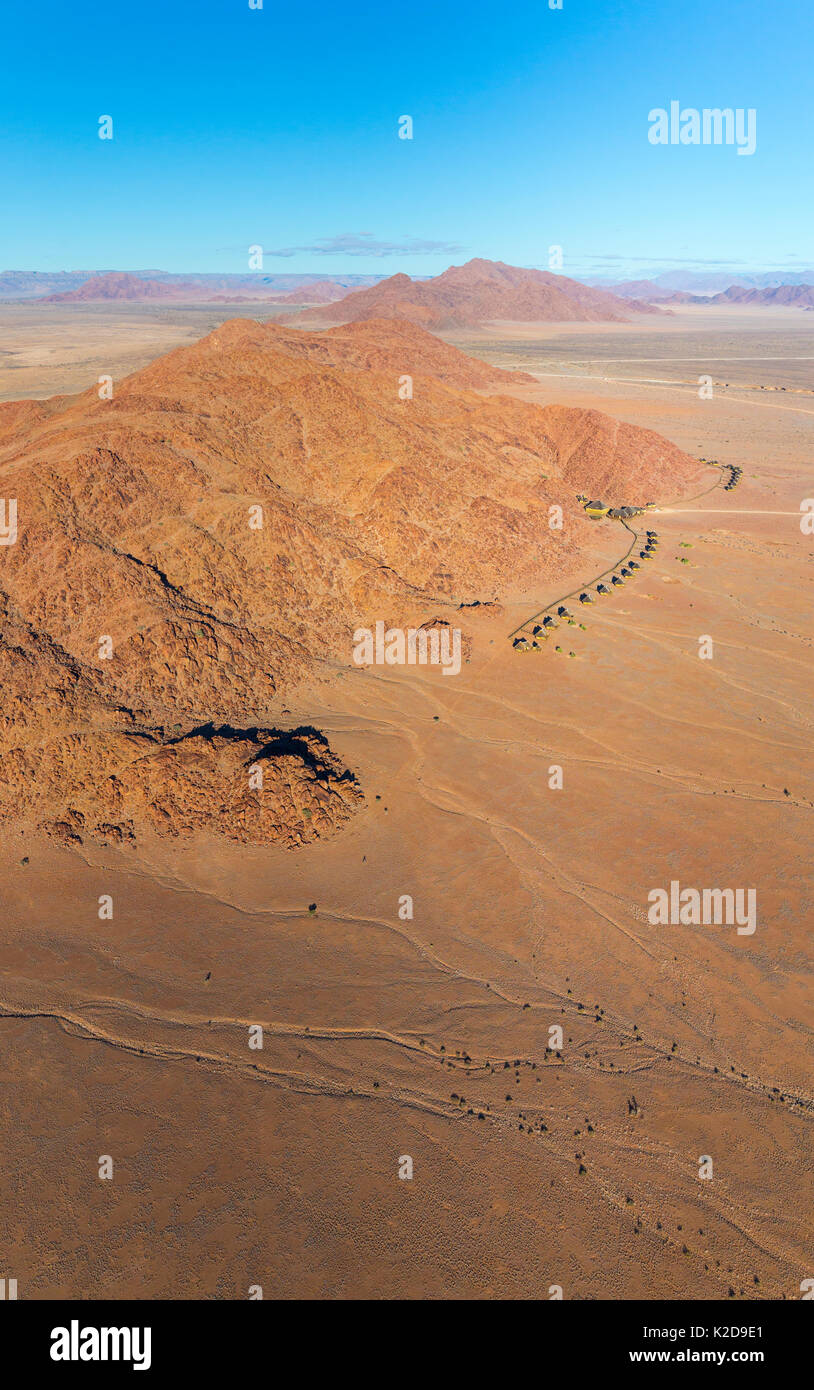 Vista aerea del Namib-Naukluft National Park, Namibia Foto Stock