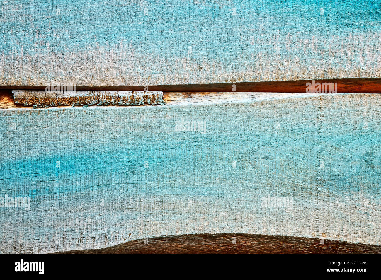 Il legno vecchio rustico sfondo blu o una texture. Foto Stock