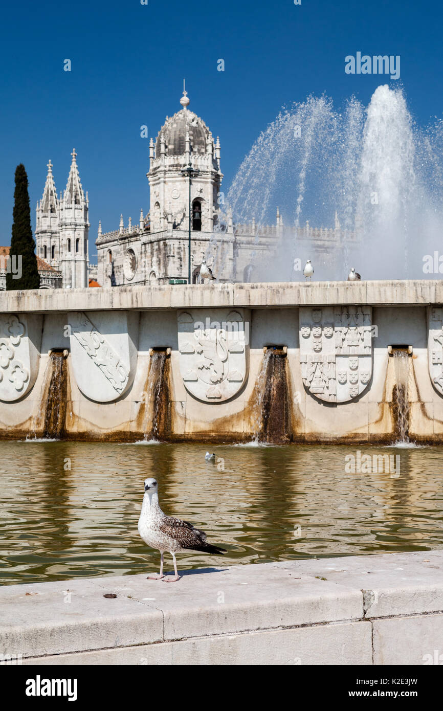 Monastero dos Jerónimos a Lisbona Foto Stock