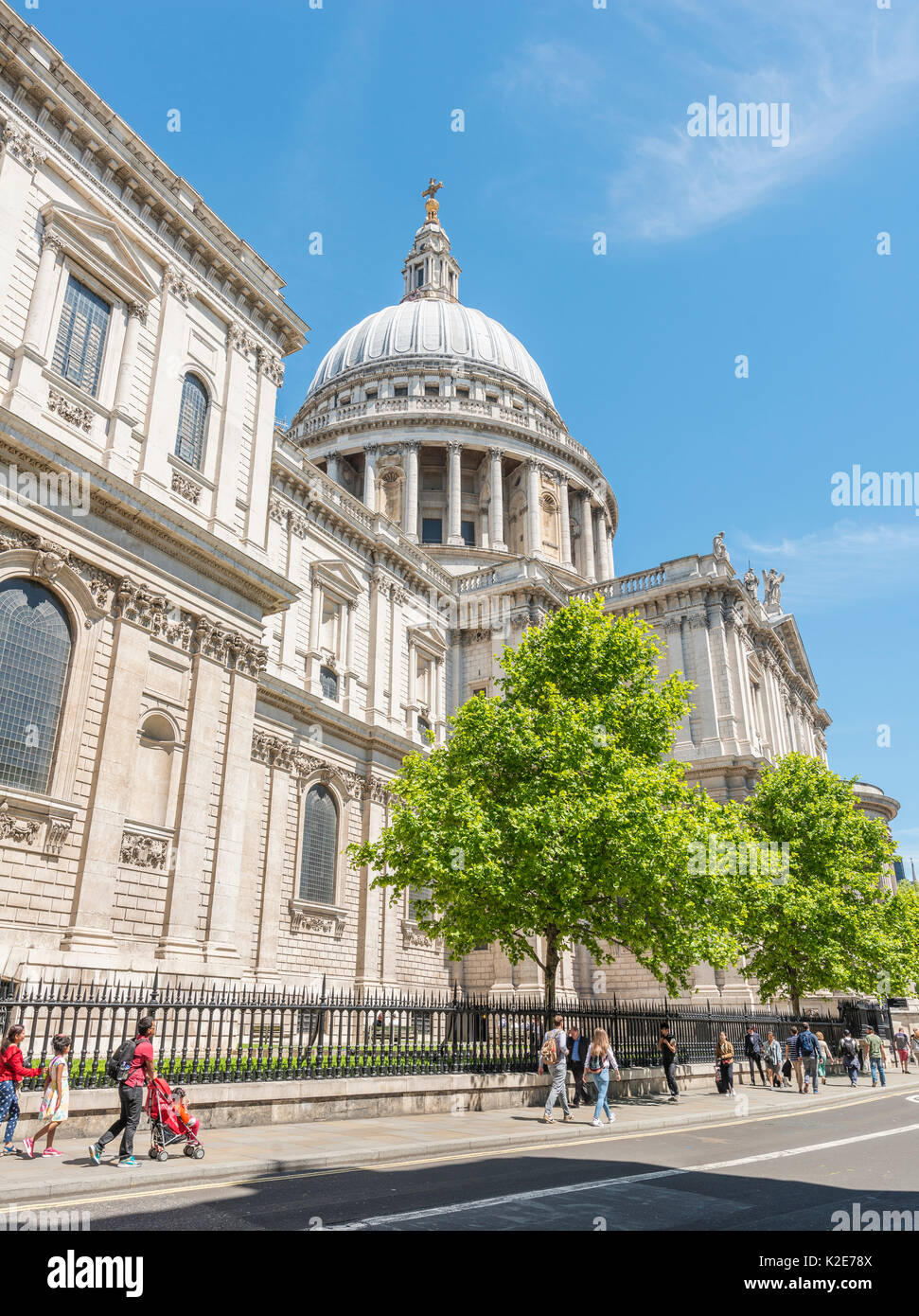 Cattedrale di San Paolo a Londra, Inghilterra, Regno Unito Foto Stock