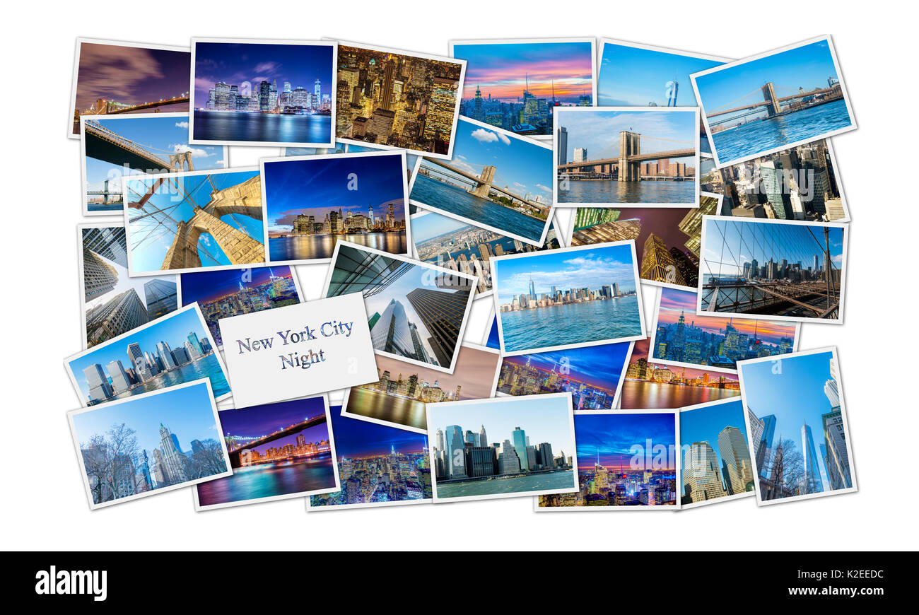Collage di New York foto Foto Stock
