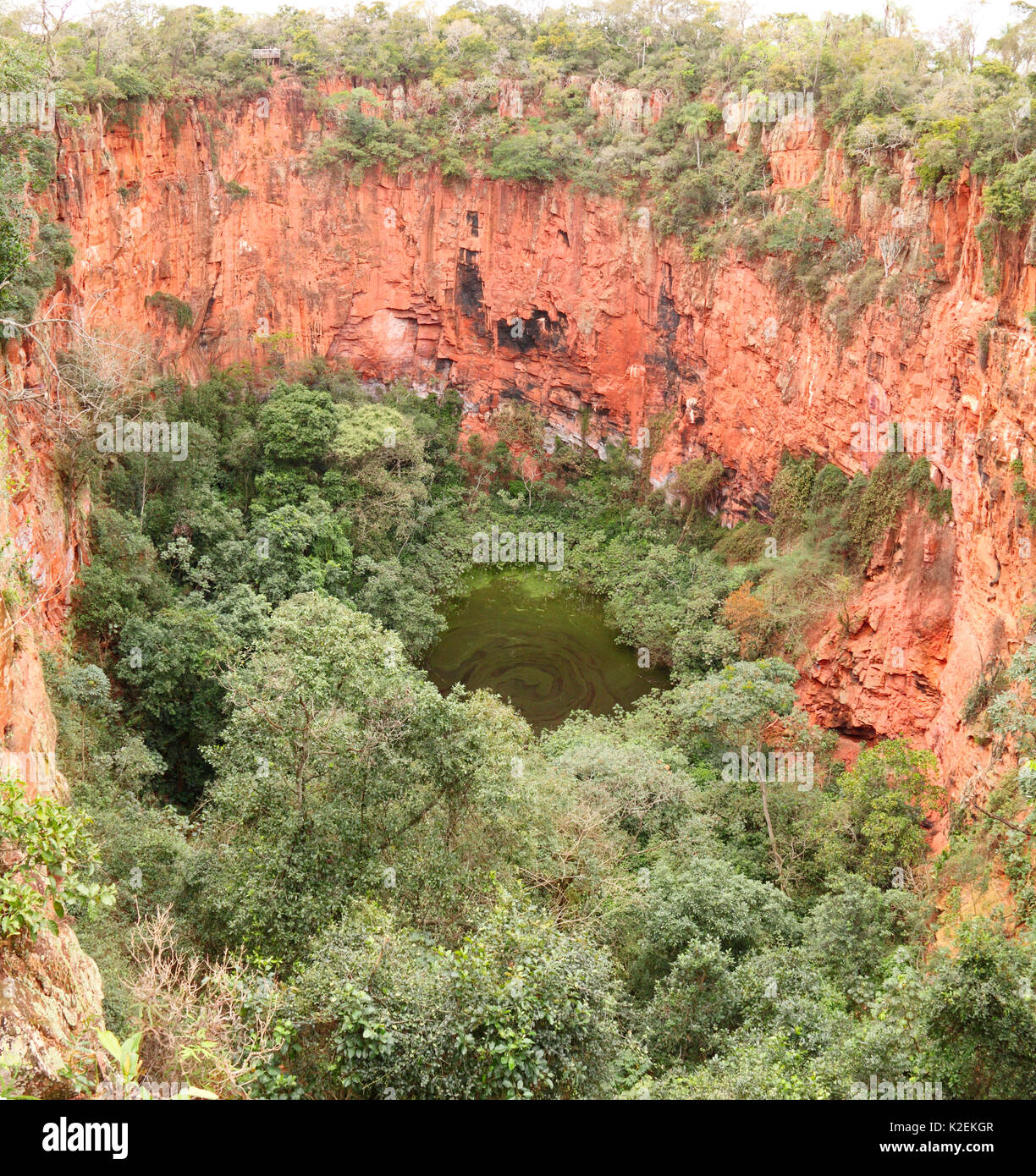 Buraco das Araras cratere, Brasile. Agosto 2014. Foto Stock