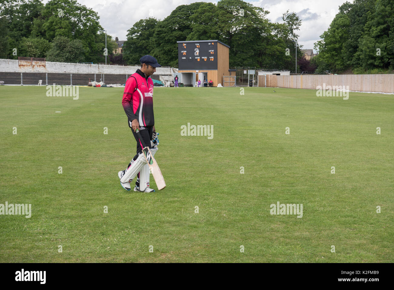 Xxii Fraternità legale Cricket Torneo, Singh e associa Solicitors Turf Gestione Sportiva di Bradford in Inghilterra il 9 giugno 2017 Foto Stock