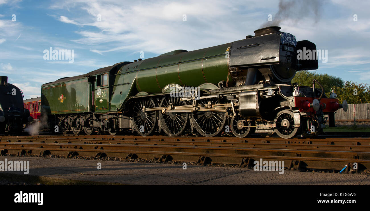 Flying Scotsman locomotiva a vapore Foto Stock