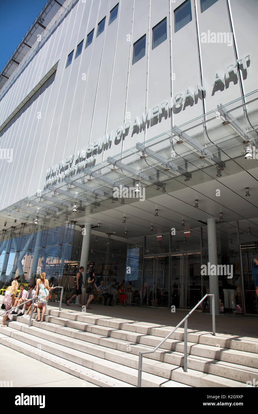 Whitney Museum of American Art in Lower Manhattan - New York - USA Foto Stock