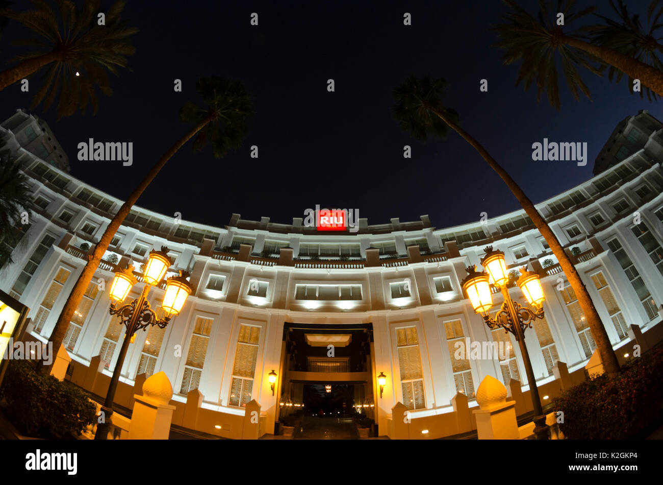Riu Palace hotel, Maspalomas, gran canaria, Spagna Foto Stock