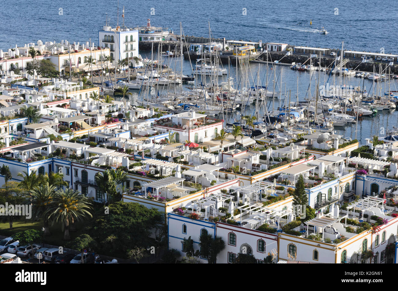 Marina, Puerto de Mogán, gran canaria, Spagna Foto Stock