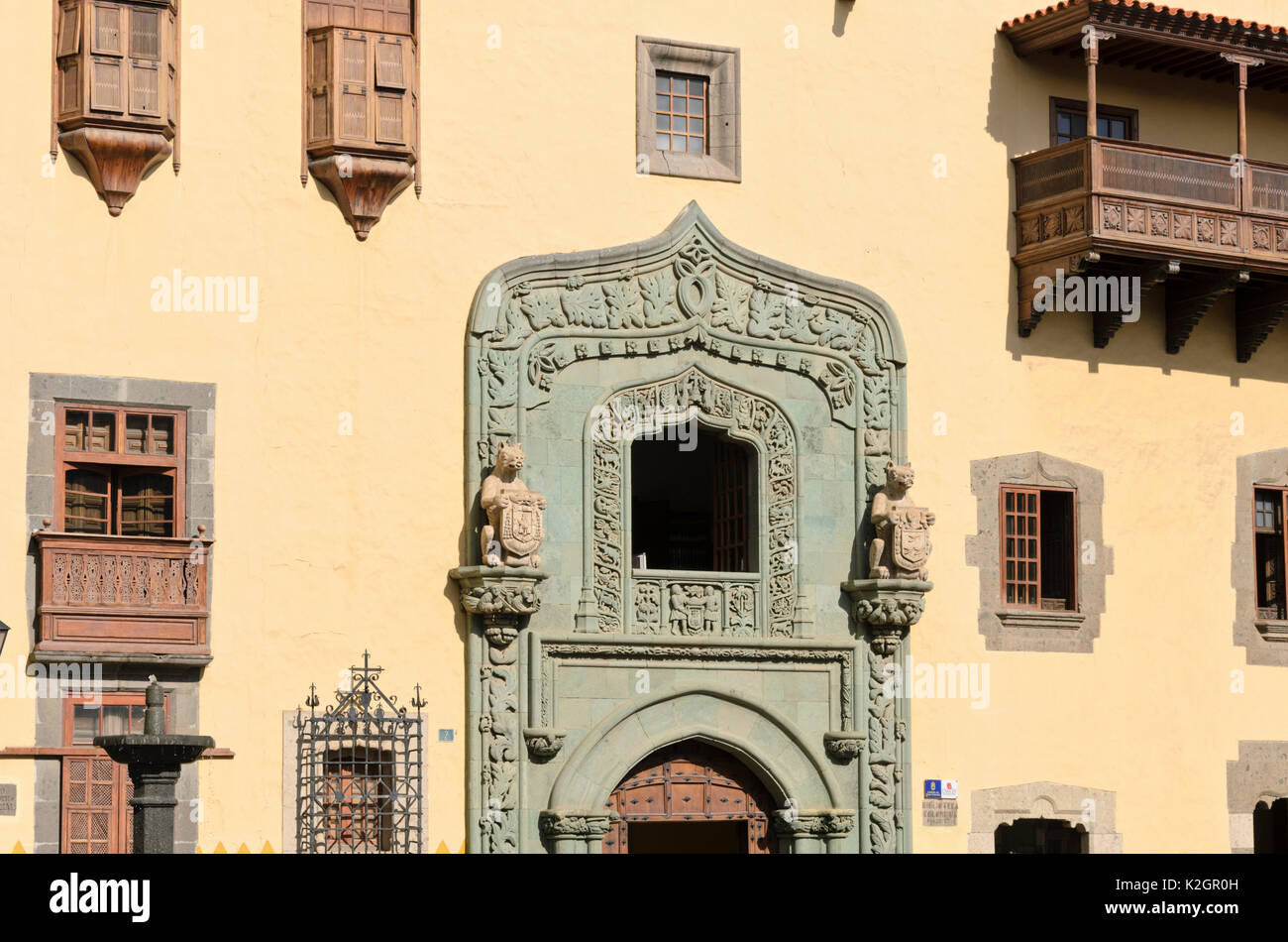 Casa de Colón, las palmas de gran canaria, Spagna Foto Stock