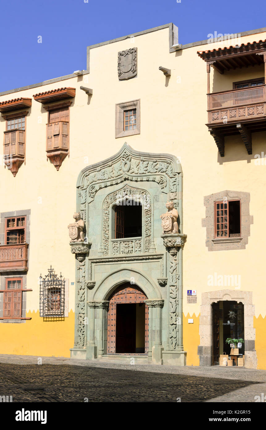 Casa de Colón, las palmas de gran canaria, Spagna Foto Stock