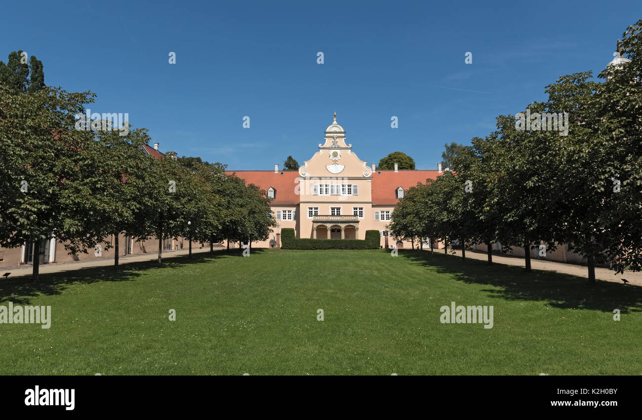 Rinascimentale castello di caccia Kranichstein vicino a Darmstadt, Hesse in Germania Foto Stock
