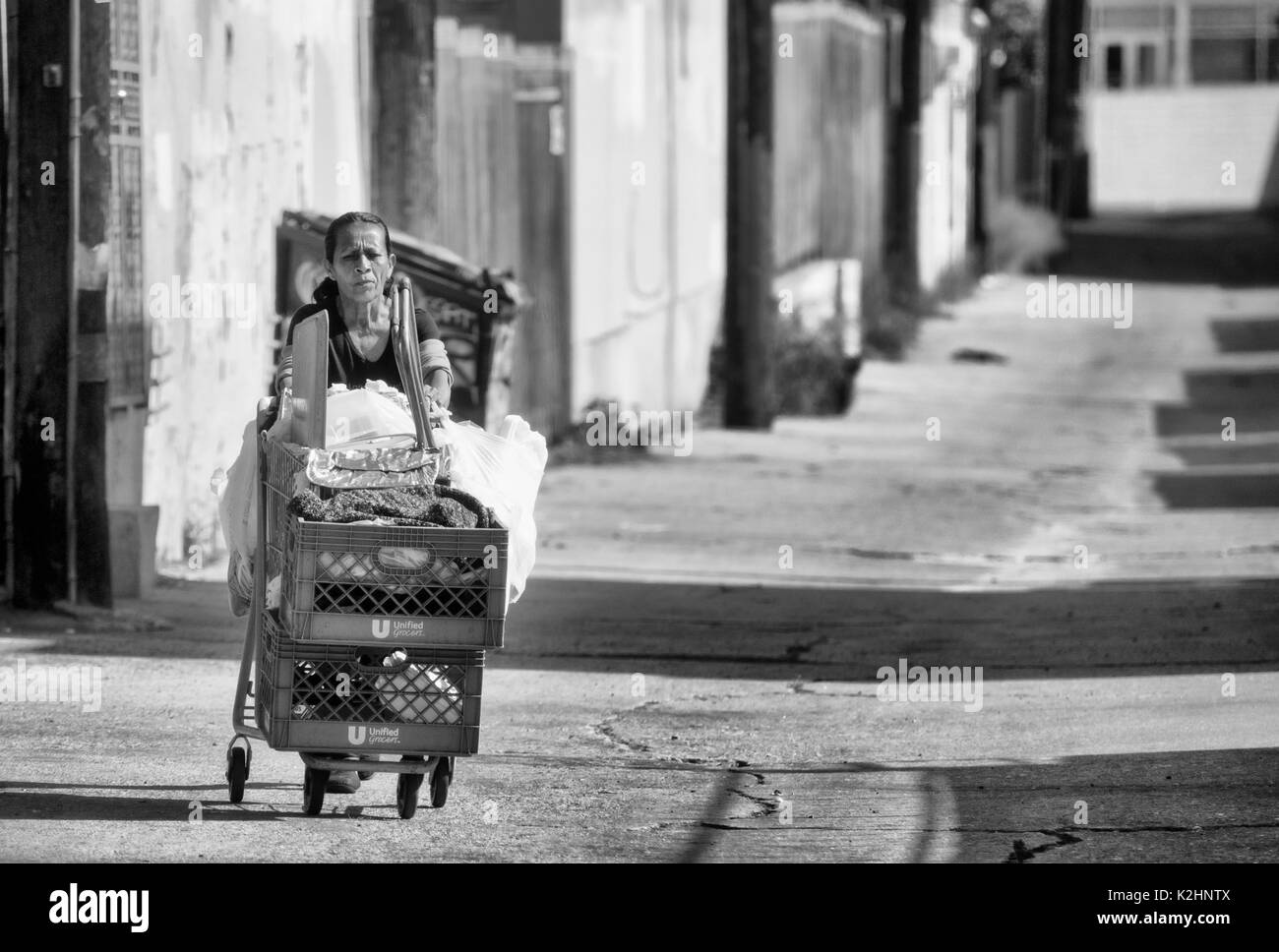 La vita per strada Foto Stock