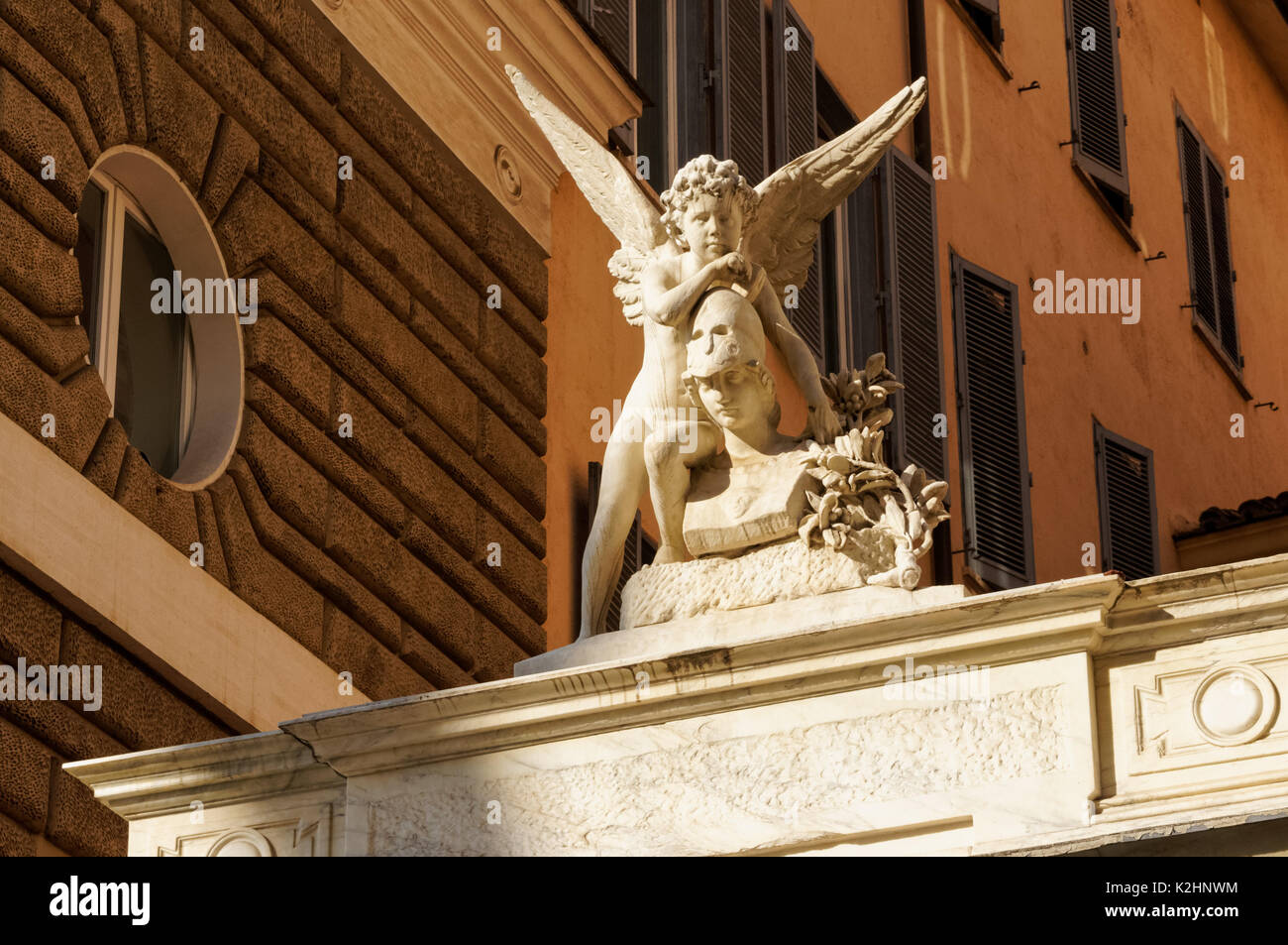 Angelo scultura a Roma, Italia Foto Stock
