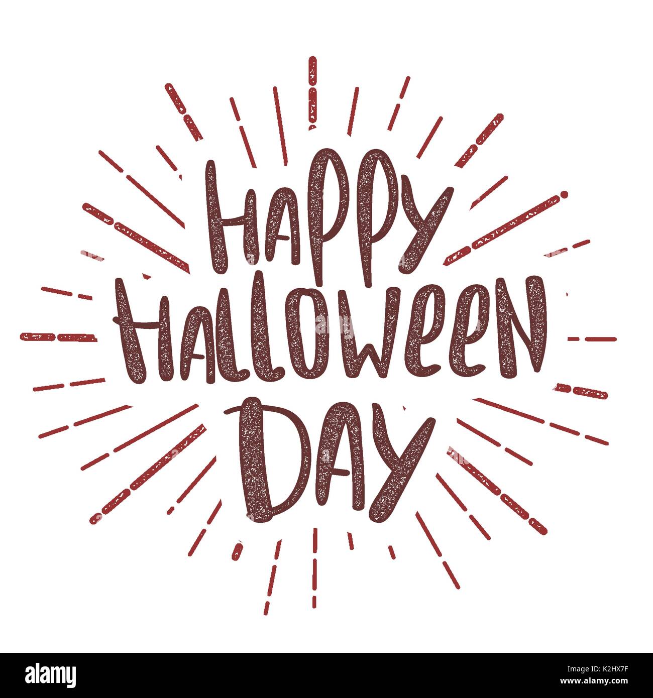 Happy Halloween party scritte Illustrazione Vettoriale