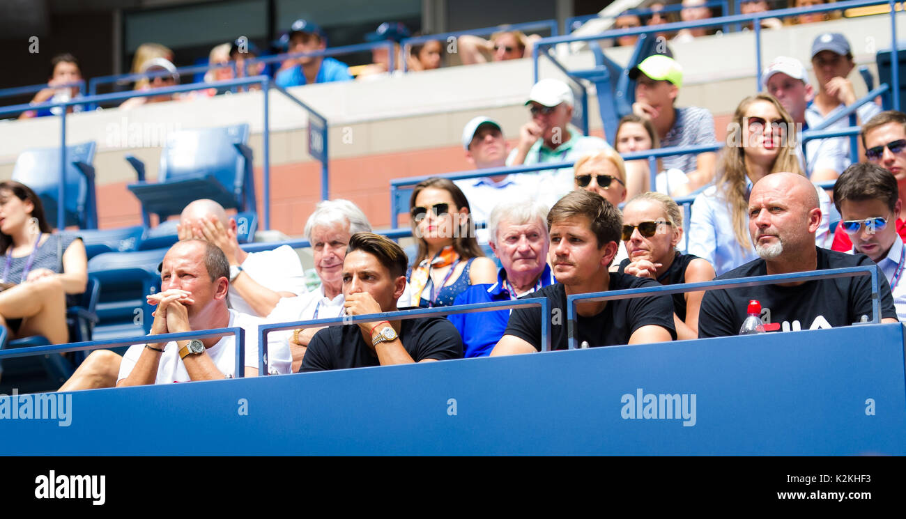 La città di New York, Stati Uniti. Il 31 agosto, 2017. AL 2017 US Open Grand Slam Tennis Tournament © Jimmie48 Fotografia/Alamy Live News Foto Stock