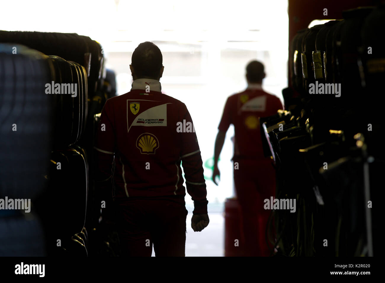 Sao Paulo, Brasile. Decimo Nov, 2017. Formula 1 Gran Premio del Brasile preparati Credito: Dario Oliveira/ZUMA filo/Alamy Live News Foto Stock