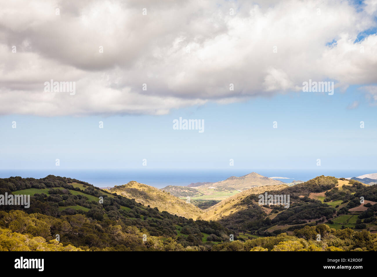 Vista da el toro mountain Foto Stock