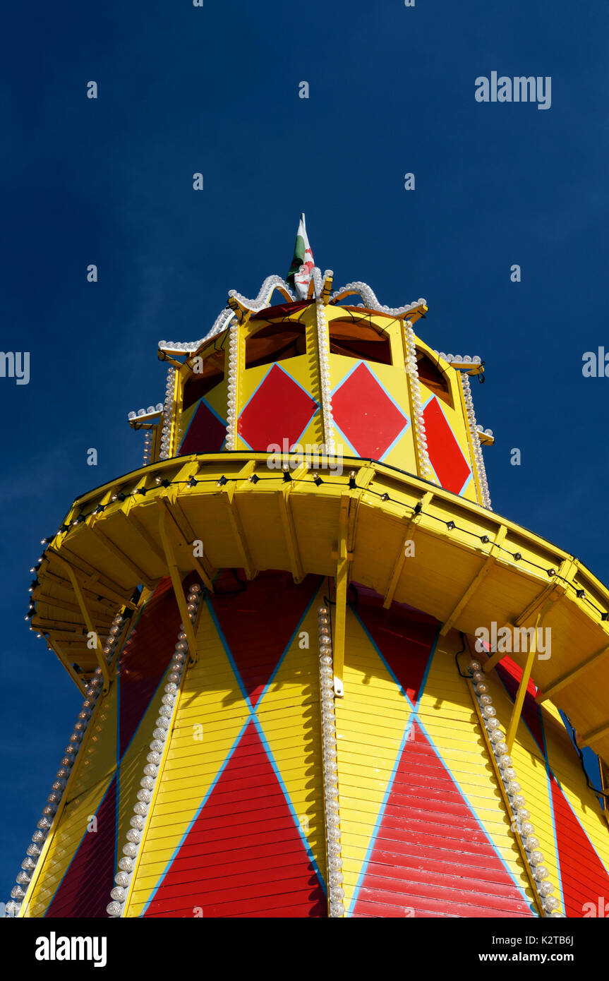 Close up Helter Skelter, Cardiff Bay. Foto Stock