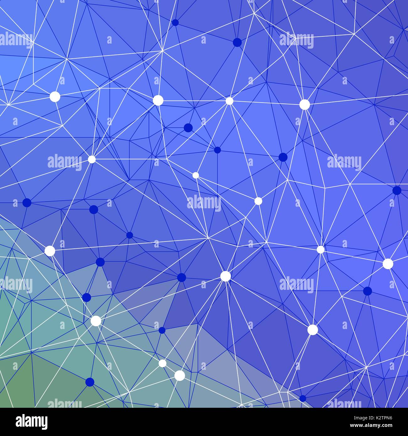 Abstract triangolo blu sullo sfondo Illustrazione Vettoriale