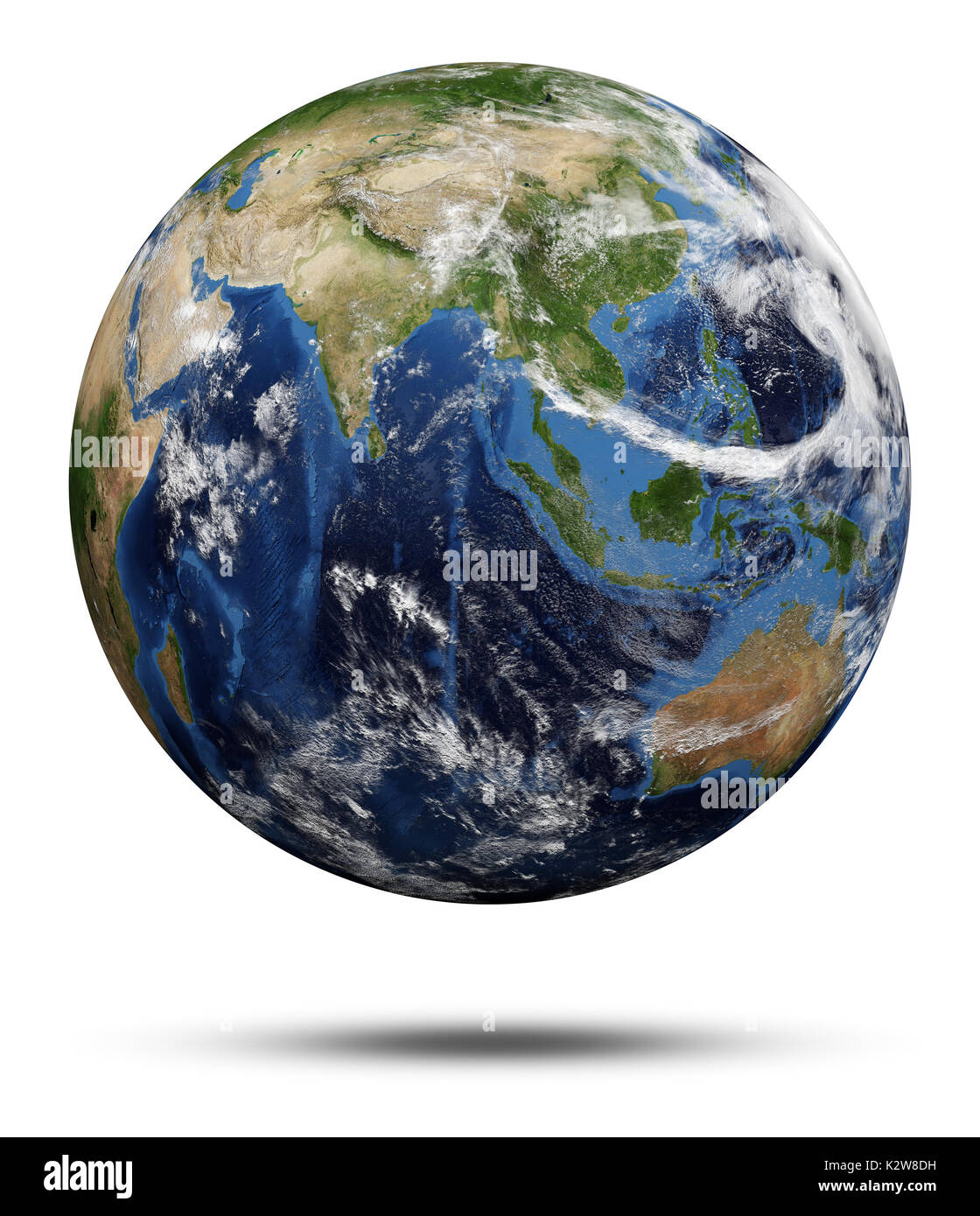 Planet Earth 3D rendering Foto Stock