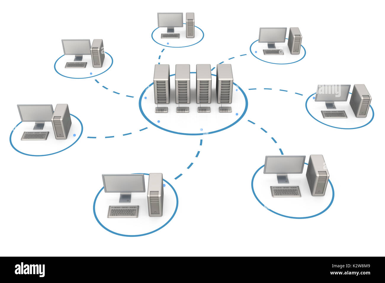 Internet sfondo grafico 3D rendering Foto Stock