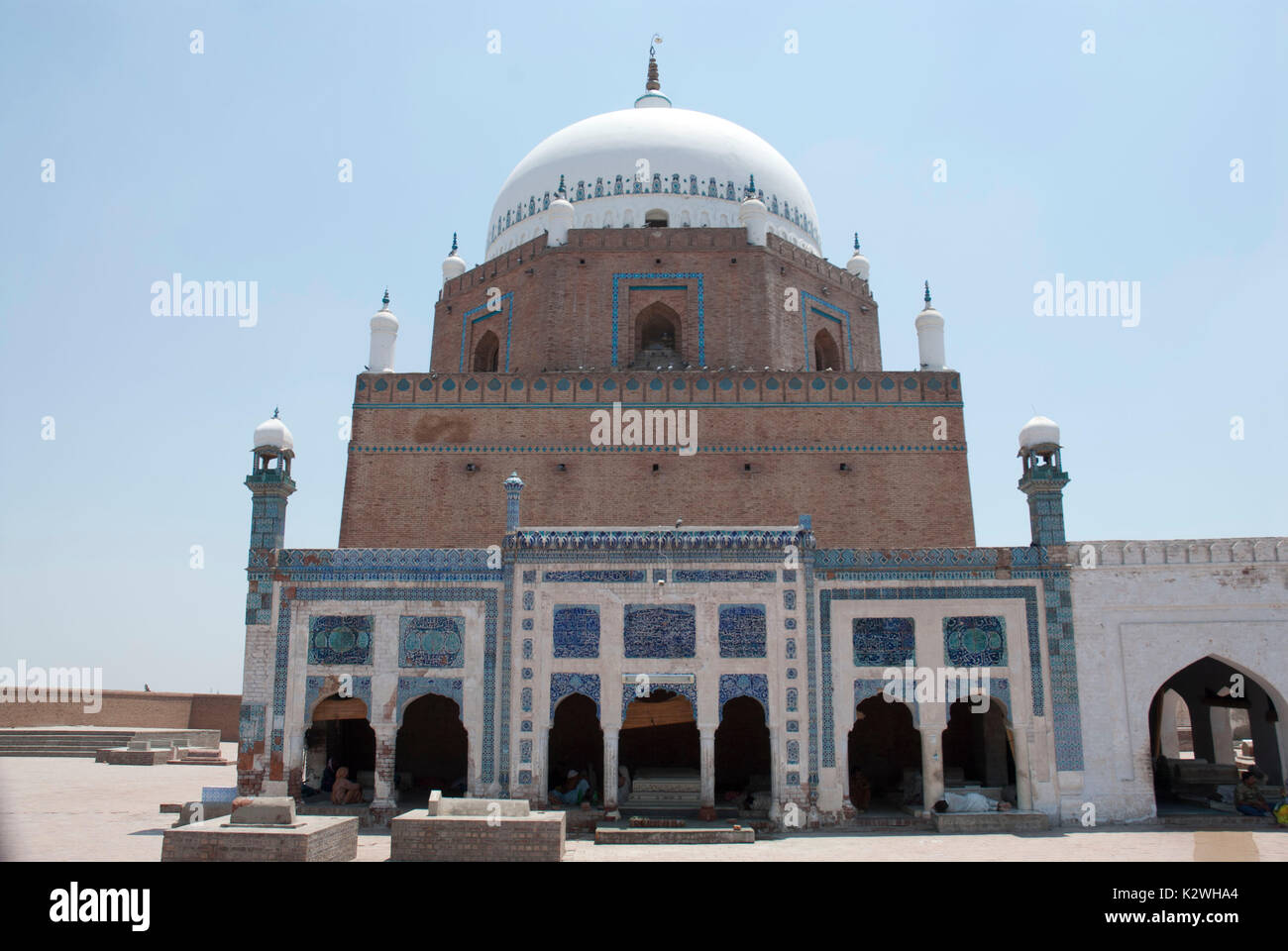 Abu Muhammad Bahauddin Zakariya tomba Multan Foto Stock