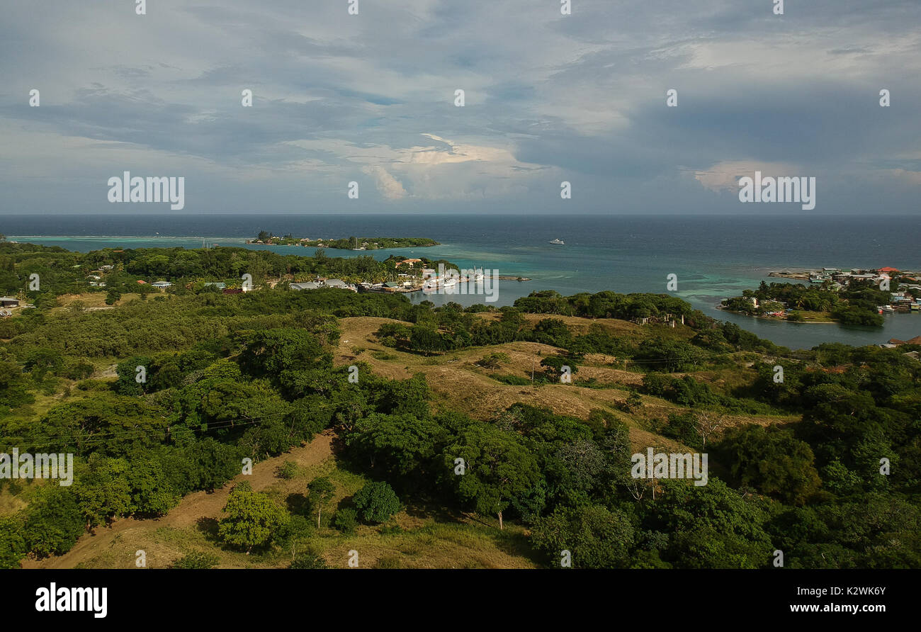 Caraibi Paesaggio/Seascape Foto Stock
