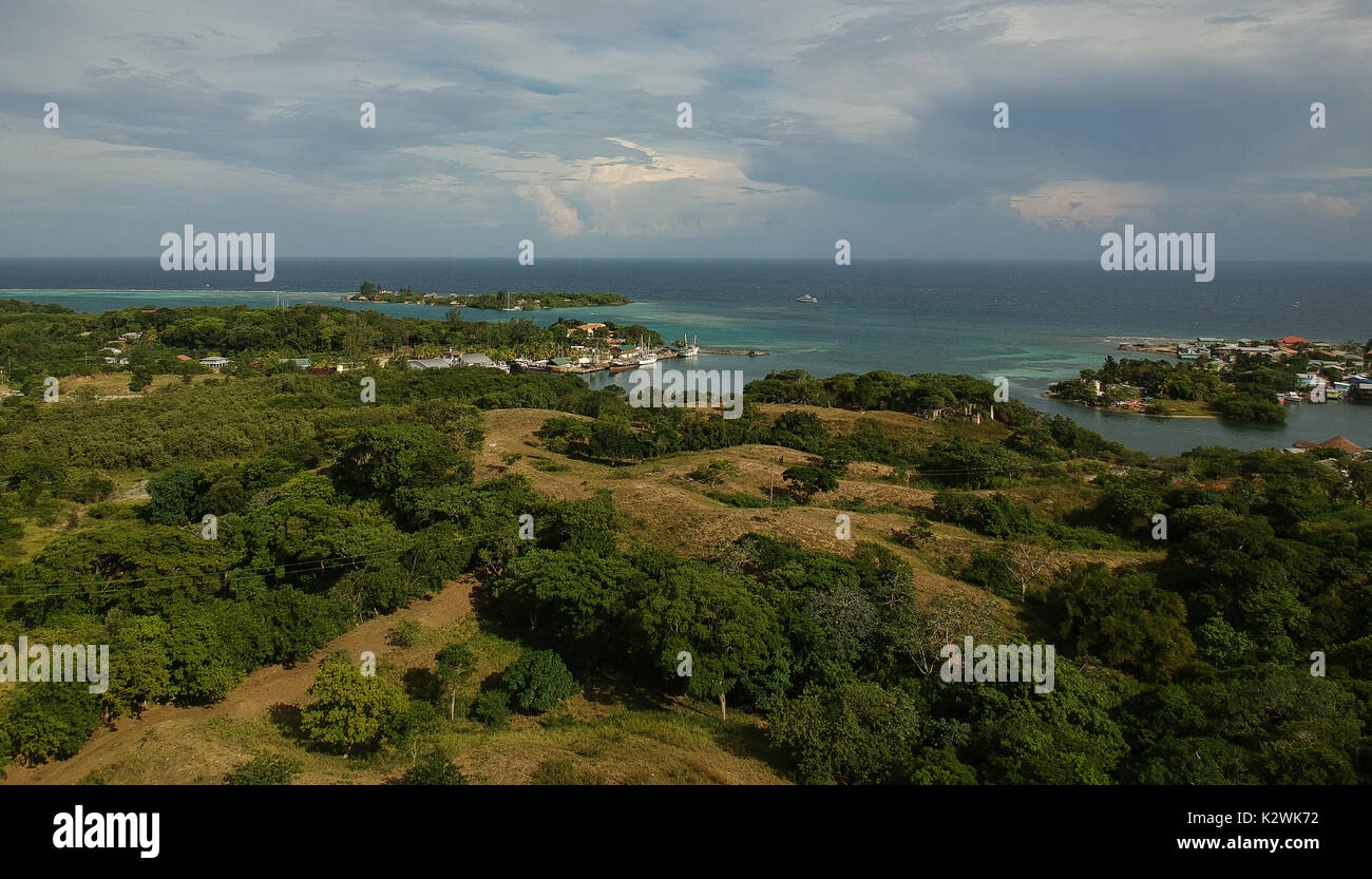 Caraibi Paesaggio/Seascape Foto Stock