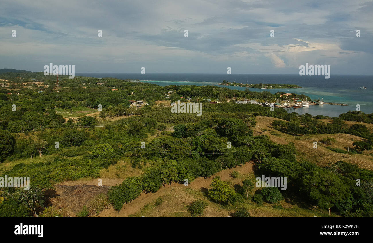 Caraibi Paesaggio/Seascape Foto Stock