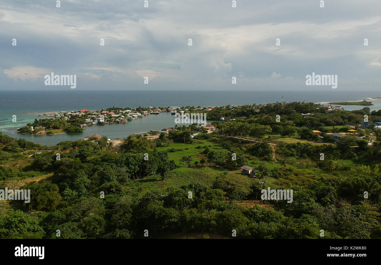 Caraibi Paesaggio/Seascape Foto Stock