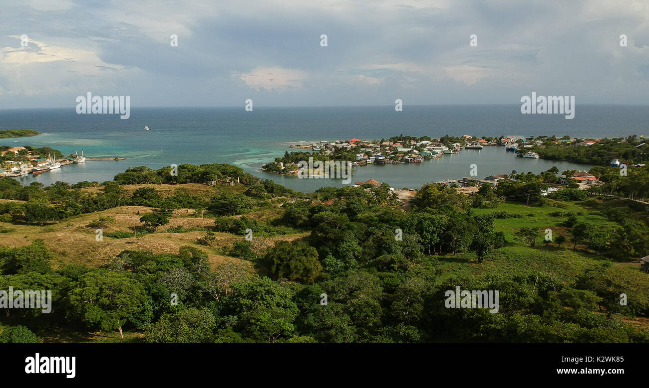 Caraibi Paesaggio/Seascape Foto Stock