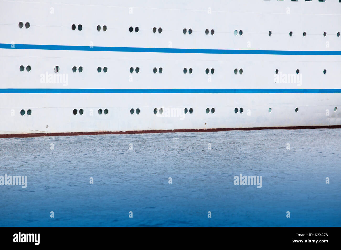 Oblò in barca Foto Stock