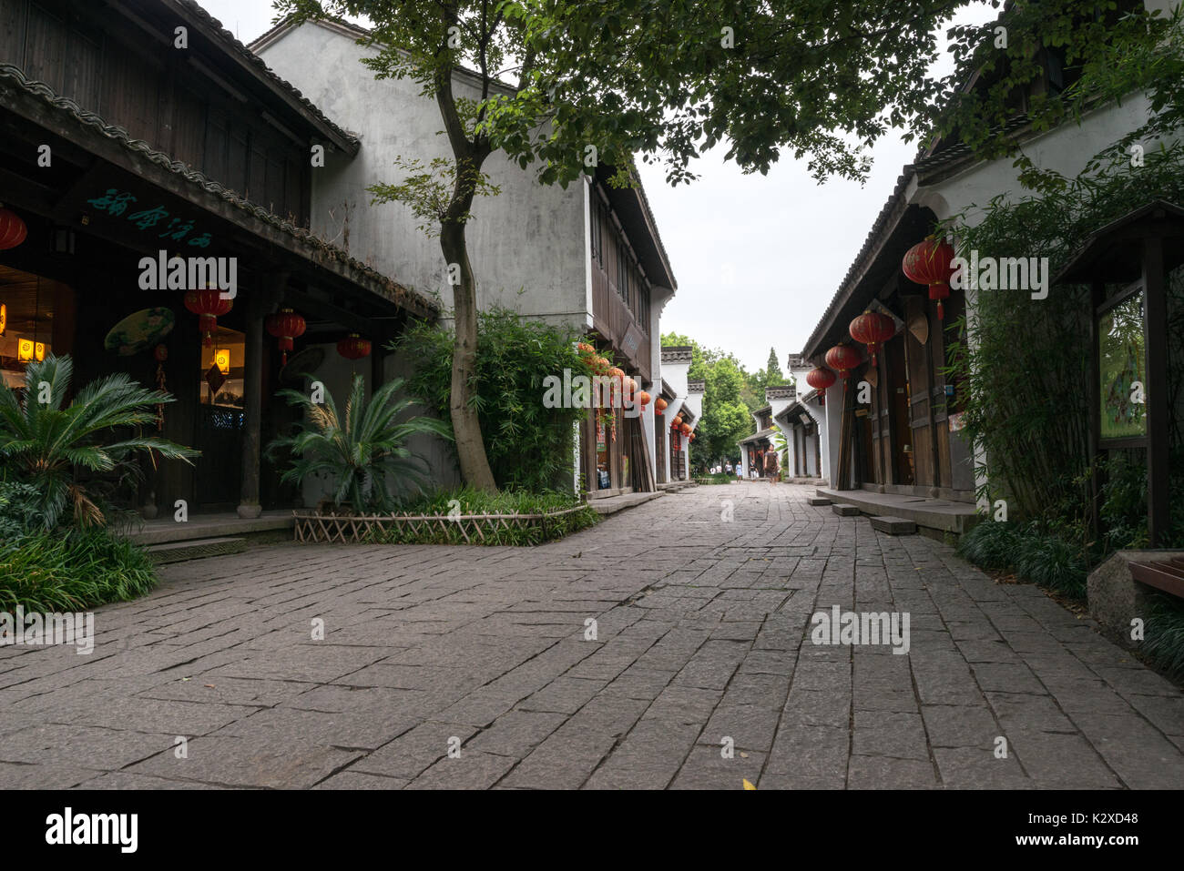 Xixi zone umide il solo mondi umida naturale nella città. Hangzhou, natura giorno villaggio urbano vita Foto Stock