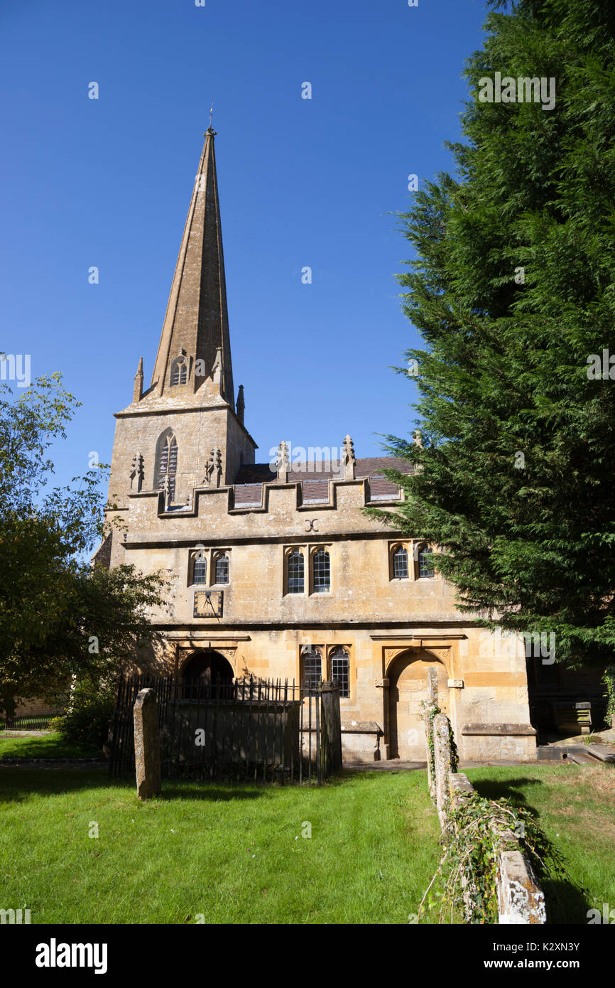 Chiesa di San Lorenzo, Mickleton, Cotswolds, Gloucestershire, England, Regno Unito, Europa Foto Stock