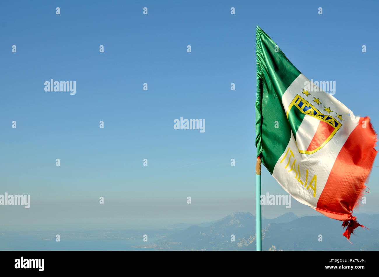 Bandiera italia Foto Stock