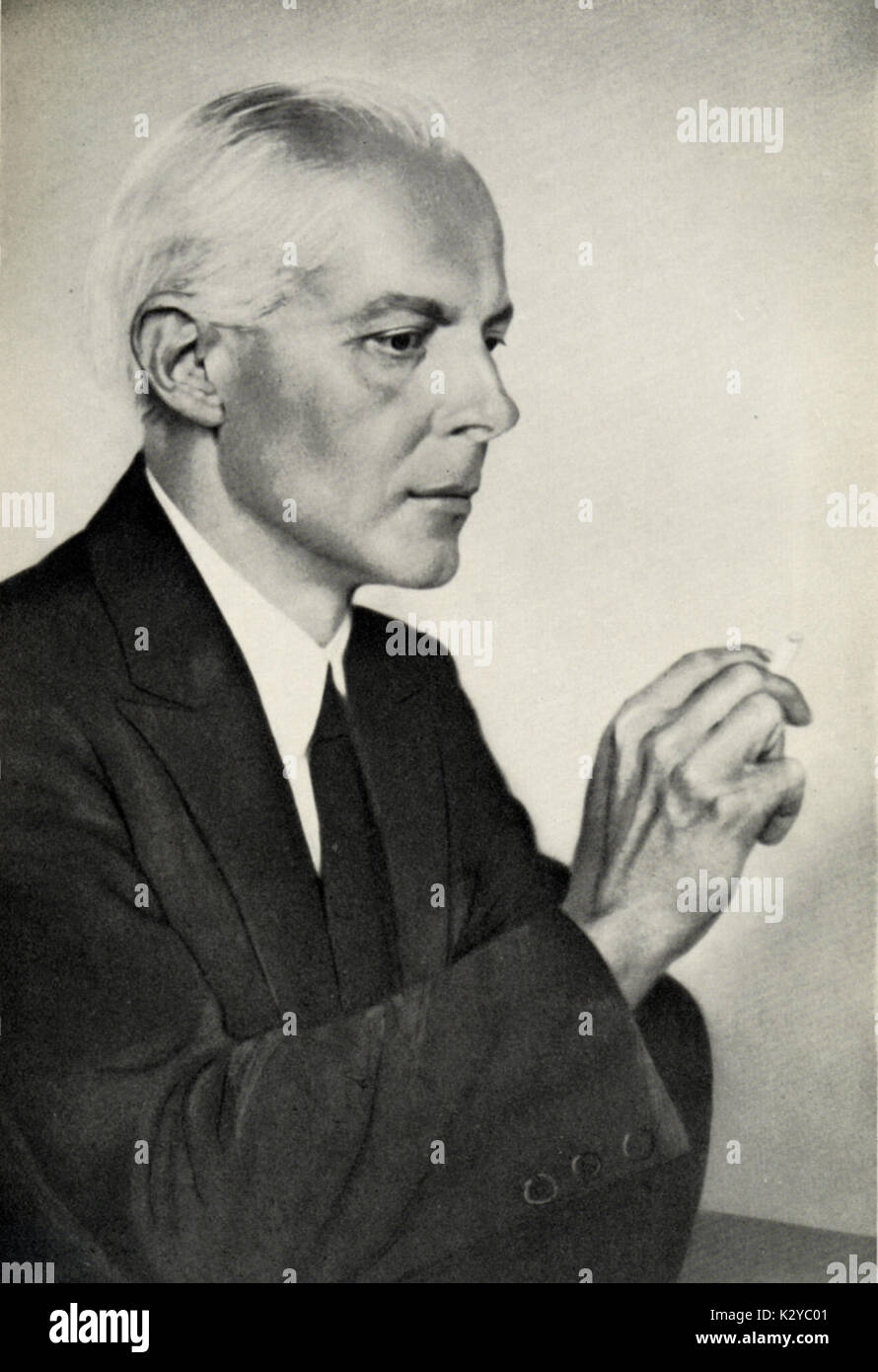 Bela Bartok nel 1931. Ungherese compositore e pianista, 1881-1945 Foto Stock