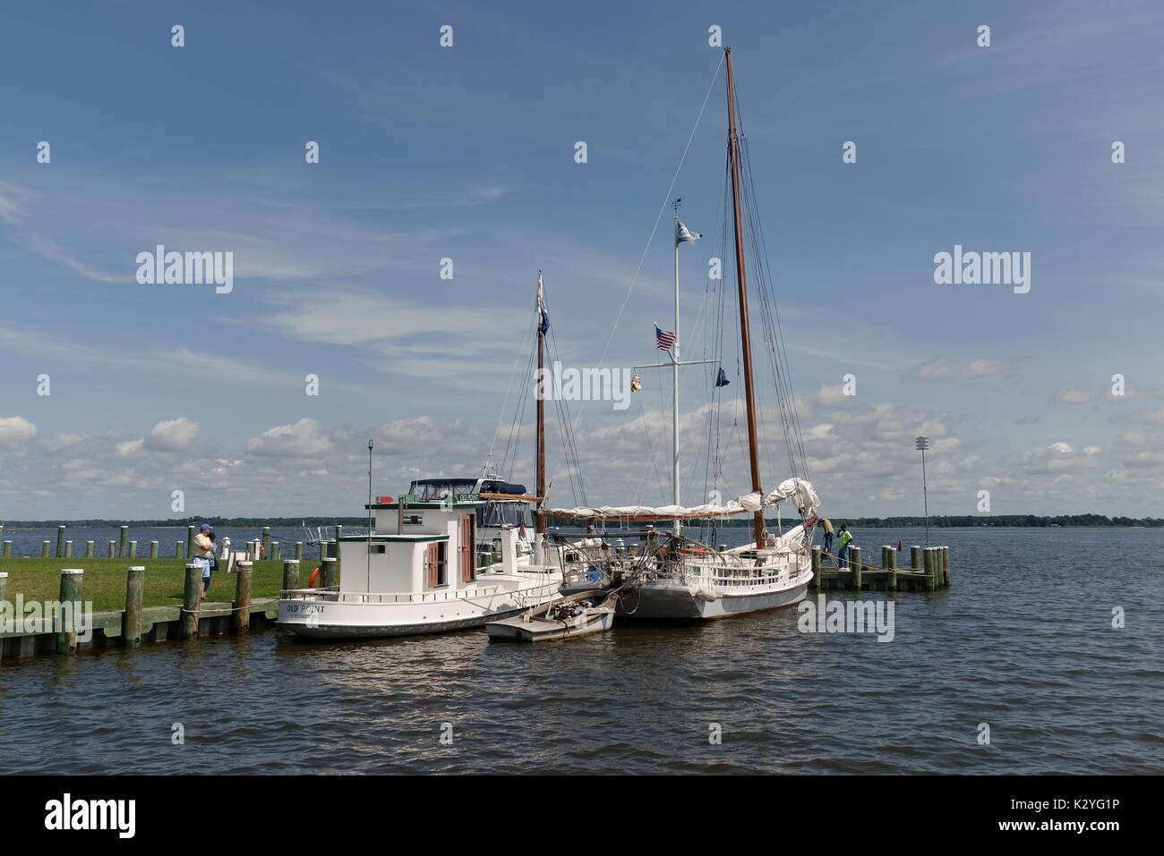 Chesapeake Bay Maritime Museum, St. Michaels, MD, Stati Uniti d'America Foto Stock