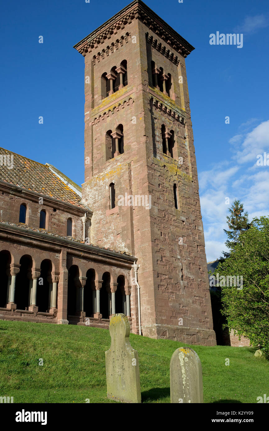 La chiesa di Saint Catherine hoarwithy herefordshire uk Foto Stock