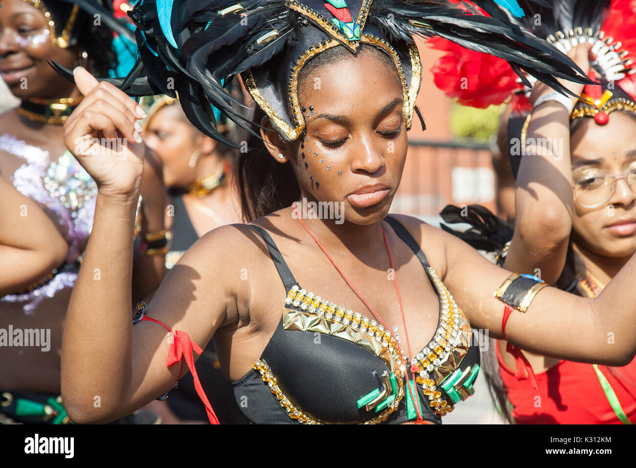 Carnevale di Notting Hill Westbourne Park London 2017 Nottinghill Foto Stock