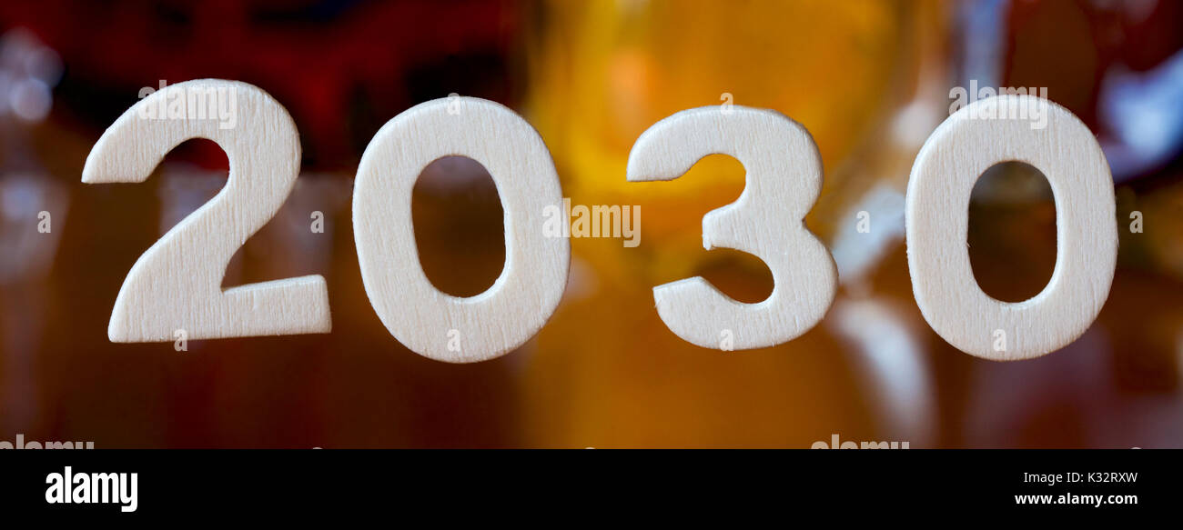 Anno 2030; anno del cane. Foto Stock