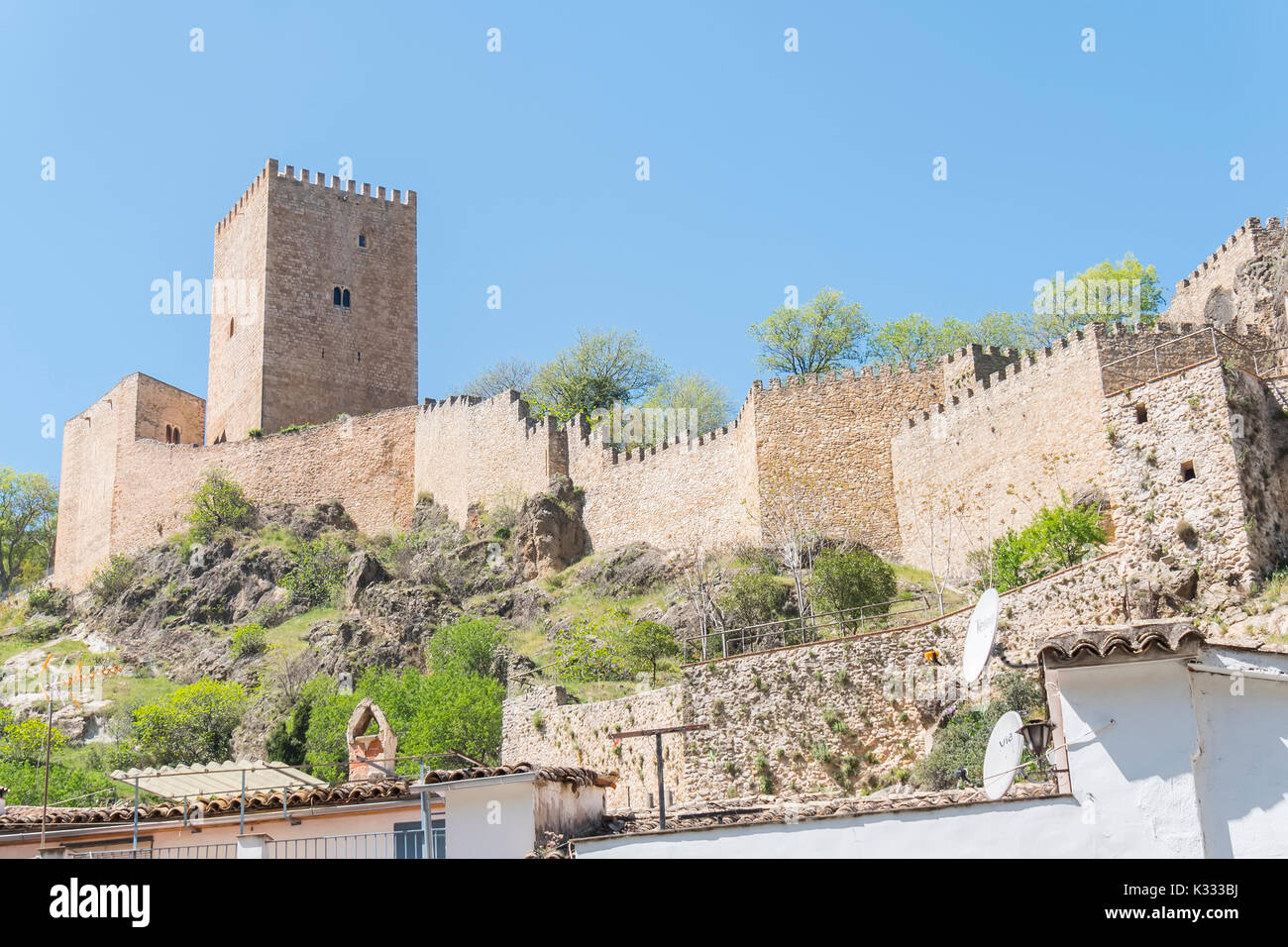 Yedra castle di Cazorla, Jaen, Spagna Foto Stock