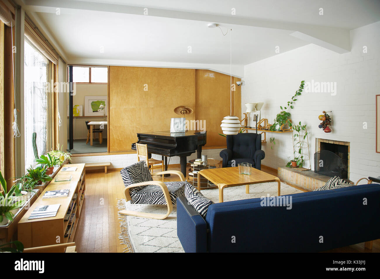 Aalto House, Helsinki Foto Stock