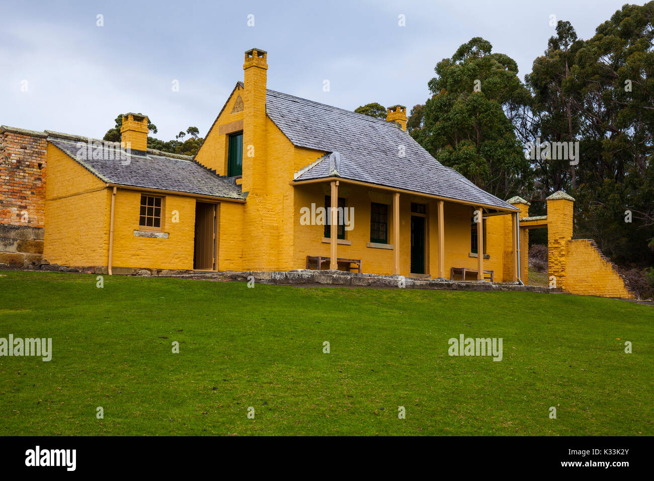 Smith O'Brien's Cottage (c.1840s) - Port Arthur - Tasmania - Australia Foto Stock